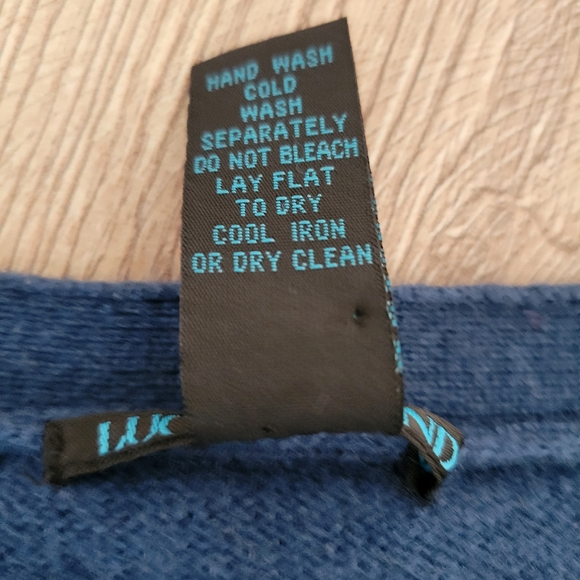 Lucky Brand 100% Lambs Wool Sweater/Cardigan . Size L . - Picture 6 of 6